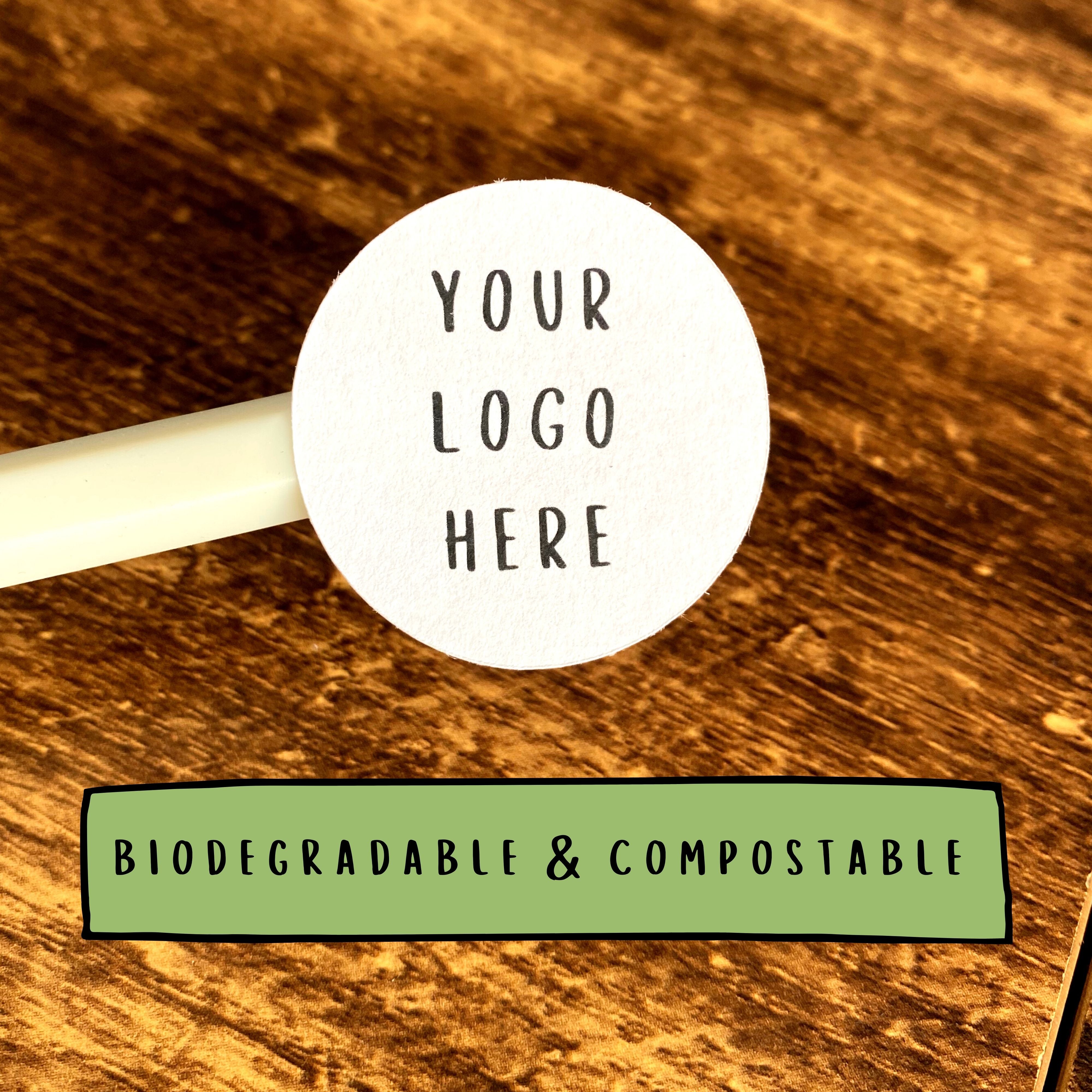 Eco Friendly Logo Stickers