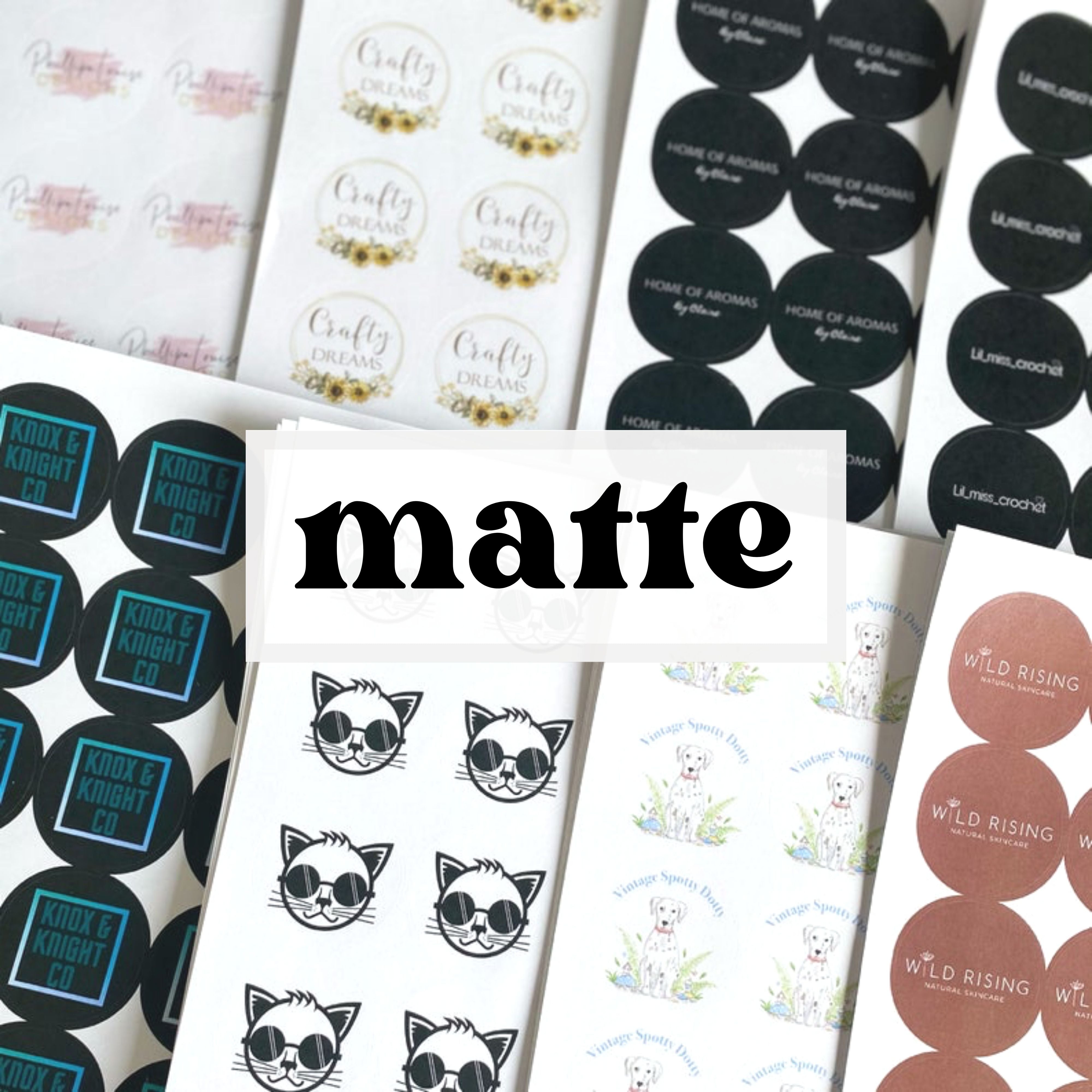 Matte Stickers