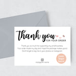 Load image into Gallery viewer, Personalised Thank You Cards With Logo
