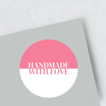 Load image into Gallery viewer, &#39;handmade with love&#39; Stickers
