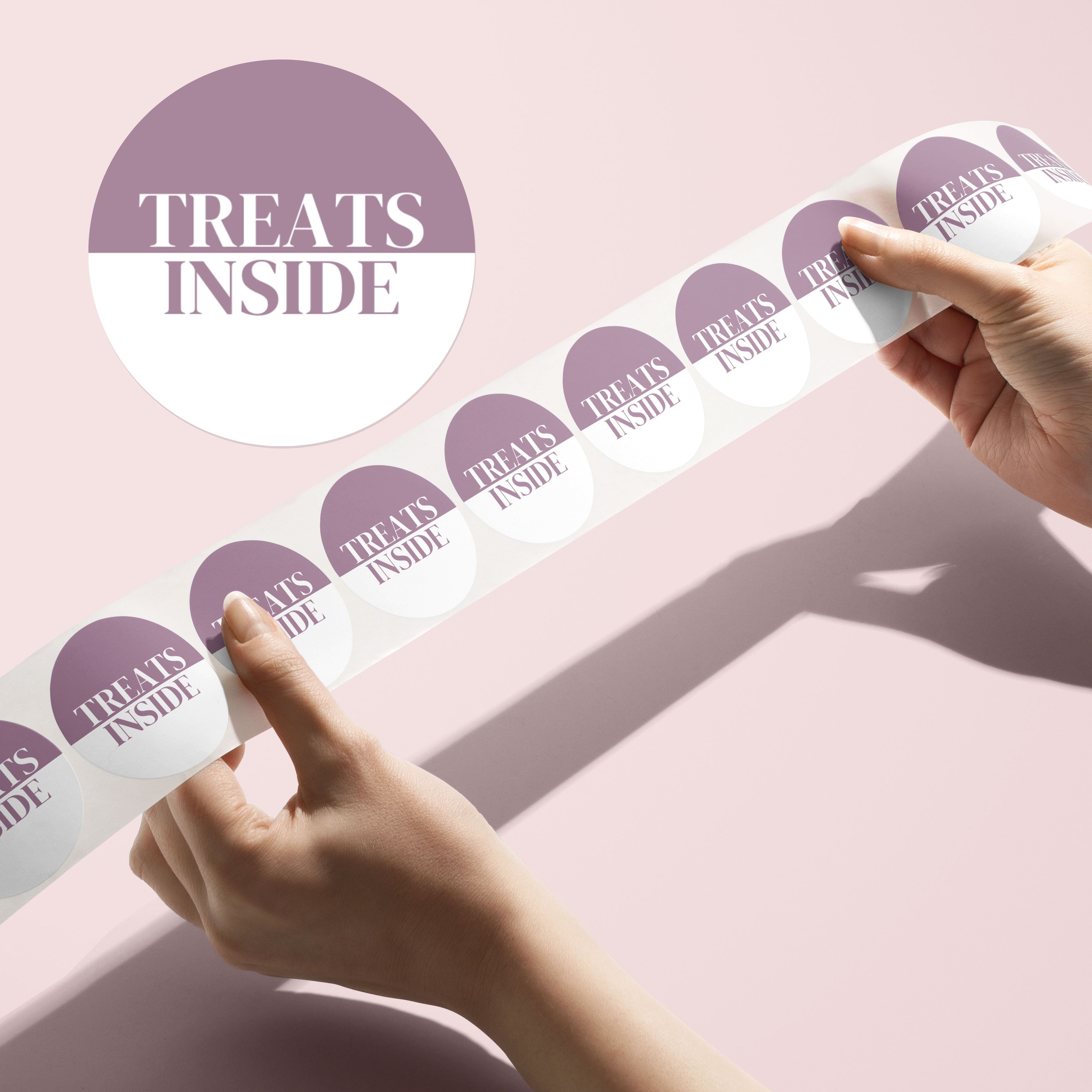 'treats inside' Stickers