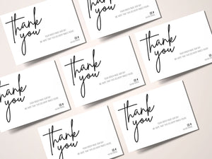 Personalised Thank You Cards